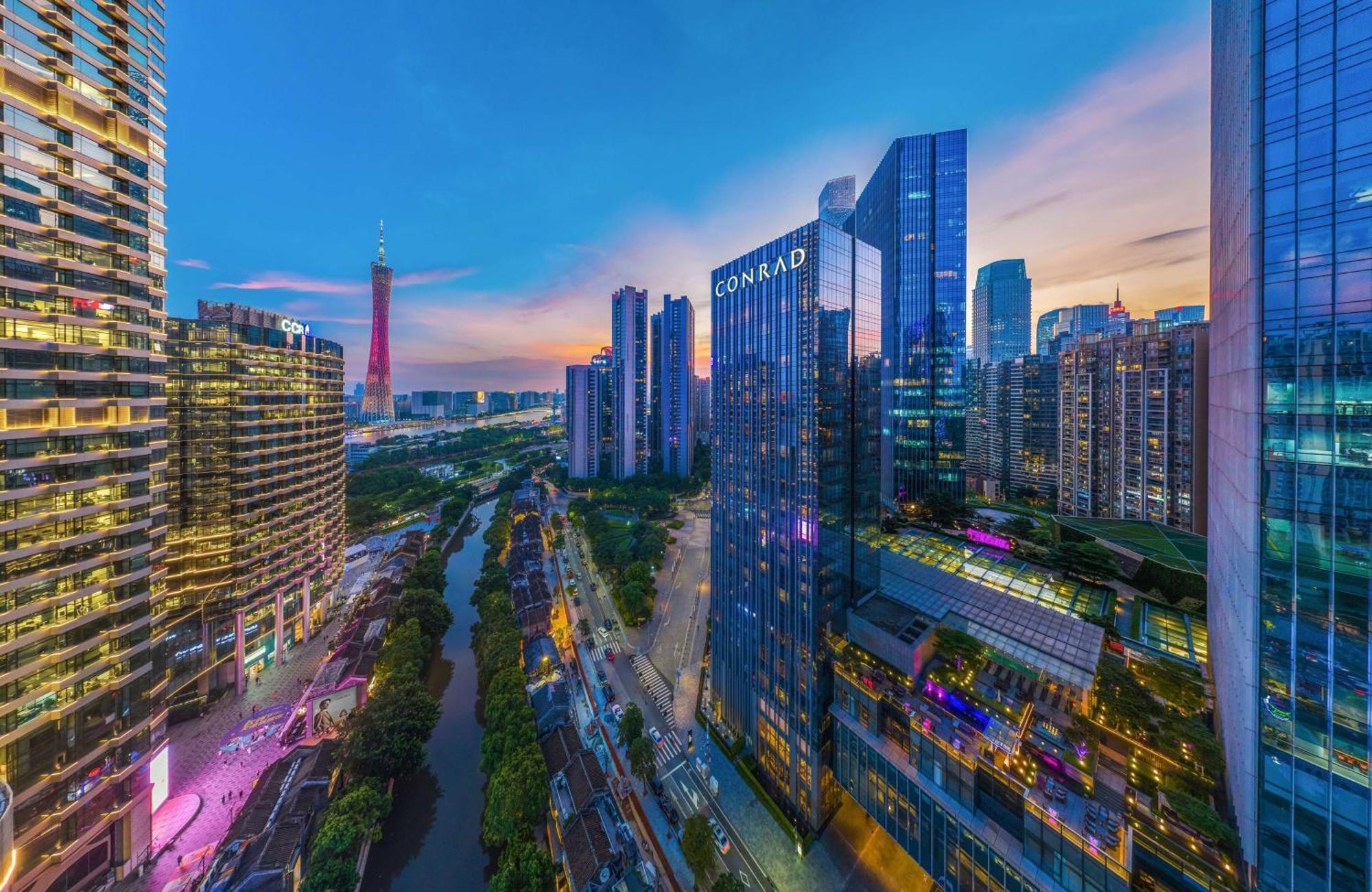 Conrad Guangzhou Hotel Exterior foto